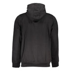 Gianmarco Venturi Black Cotton Men's Hooded Sweatshirt - Zeiniez