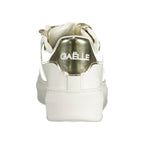 Gaelle Paris White Polyurethane Women Sneaker - Zeiniez