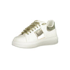 Gaelle Paris White Polyurethane Women Sneaker - Zeiniez