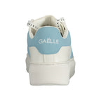 Gaelle Paris White Polyurethane Women Sneaker - Zeiniez