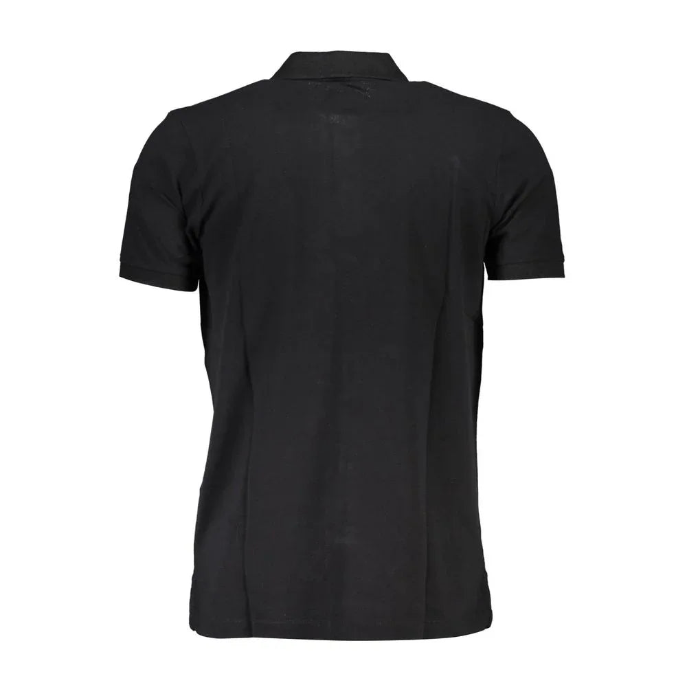 Gianmarco Venturi Black Cotton Men's Polo Shirt - Zeiniez