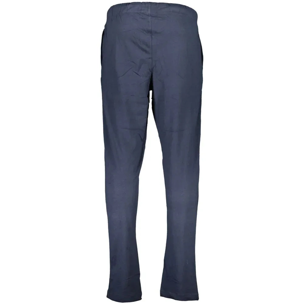 Gianmarco Venturi Blue Cotton Men's Track Pant - Zeiniez