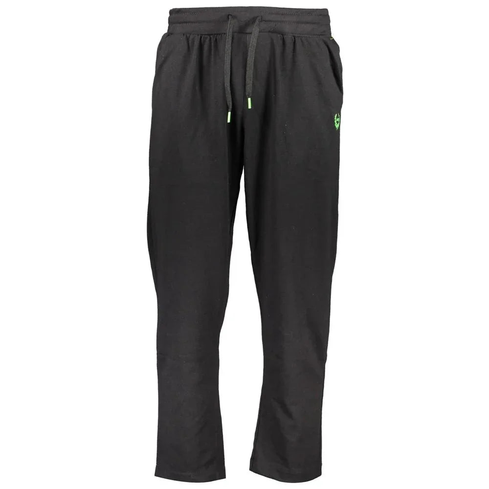 Gianmarco Venturi Black Cotton Men's Sweatpant - Zeiniez