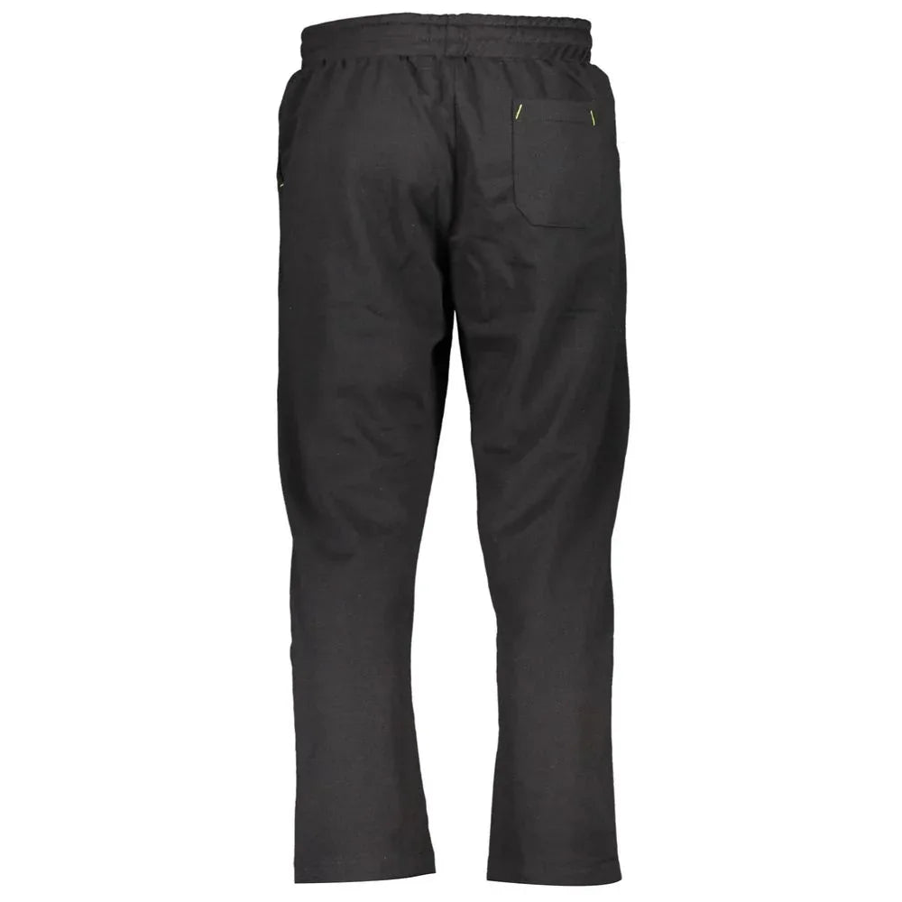 Gianmarco Venturi Black Cotton Men's Sweatpant - Zeiniez