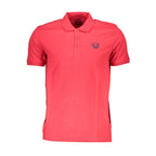 Gianmarco Venturi Red Cotton Men Polo Shirt - Zeiniez