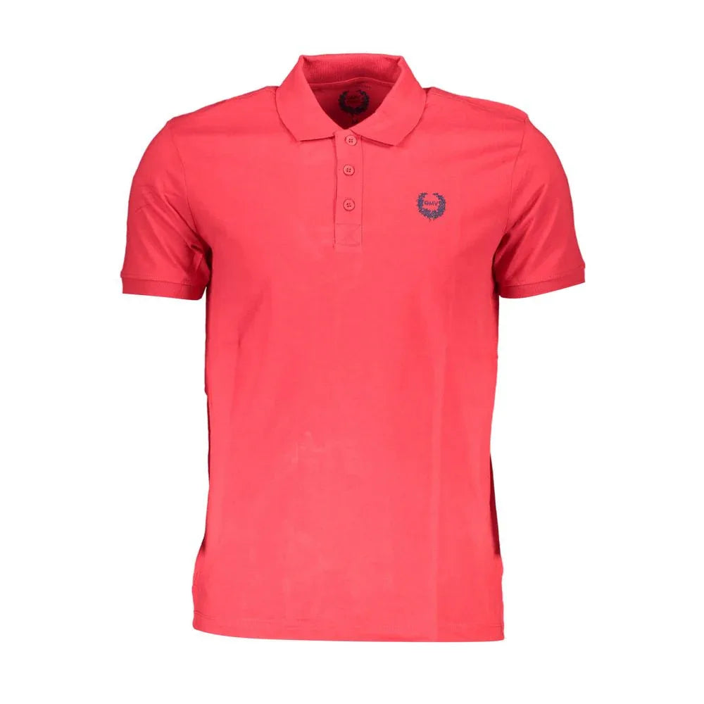 Gianmarco Venturi Red Cotton Men Polo Shirt - Zeiniez
