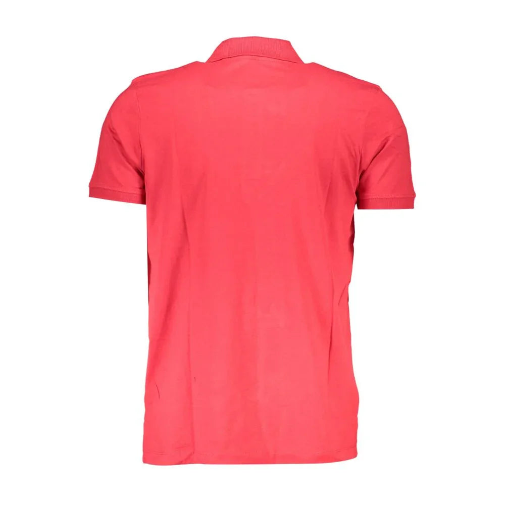 Gianmarco Venturi Red Cotton Men Polo Shirt - Zeiniez