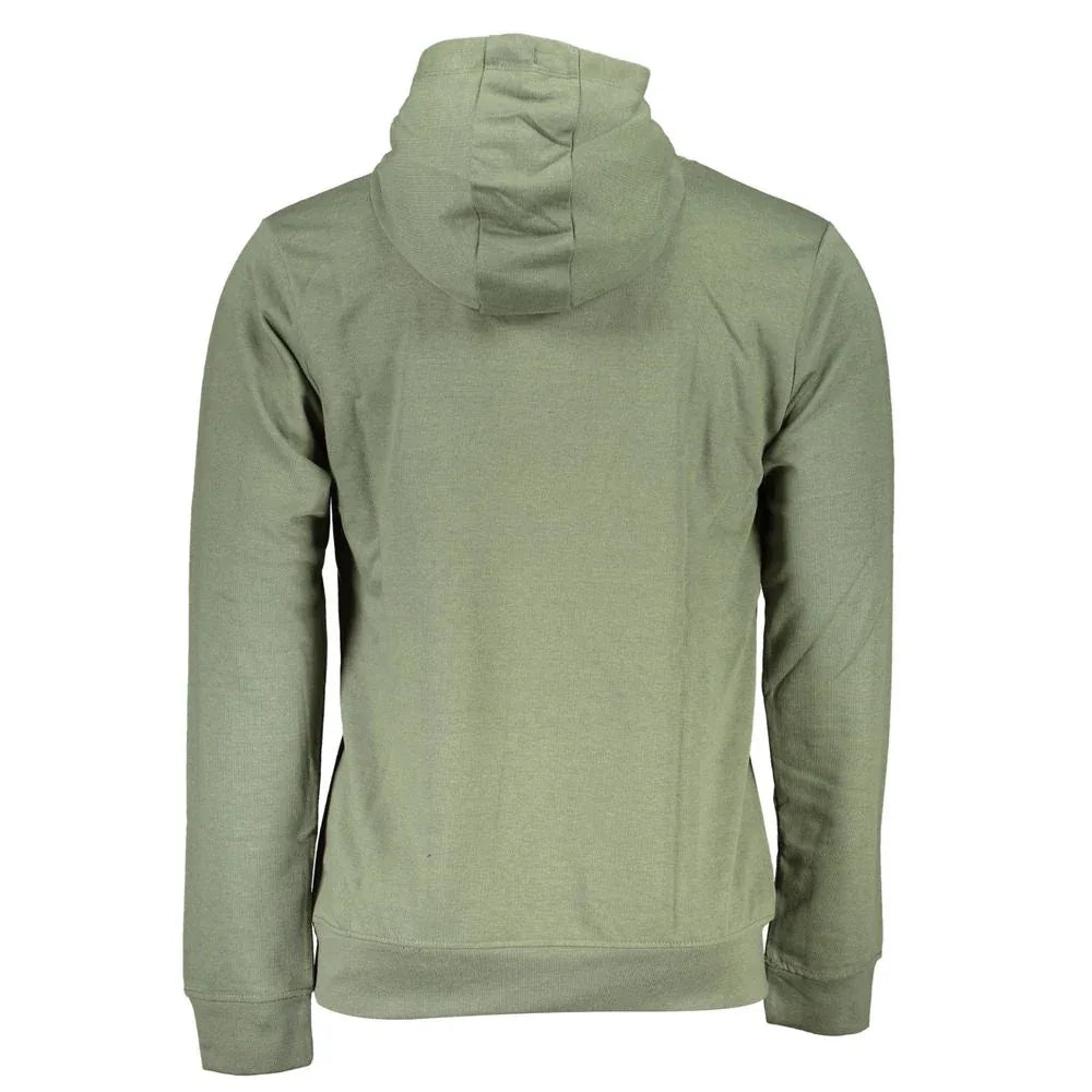 Gianmarco Venturi Verde Cotton Mens Hoodie - Zeiniez