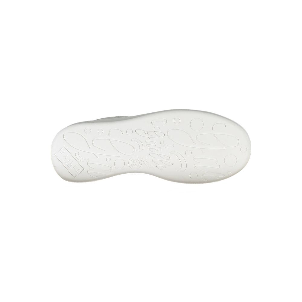 Gaelle Paris White Polyurethane Women Sneaker - Zeiniez