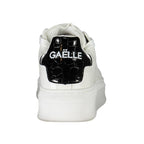 Gaelle Paris White Polyurethane Women Sneaker - Zeiniez