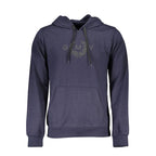 Gianmarco Venturi Blue Cotton Men Hoodie - Zeiniez