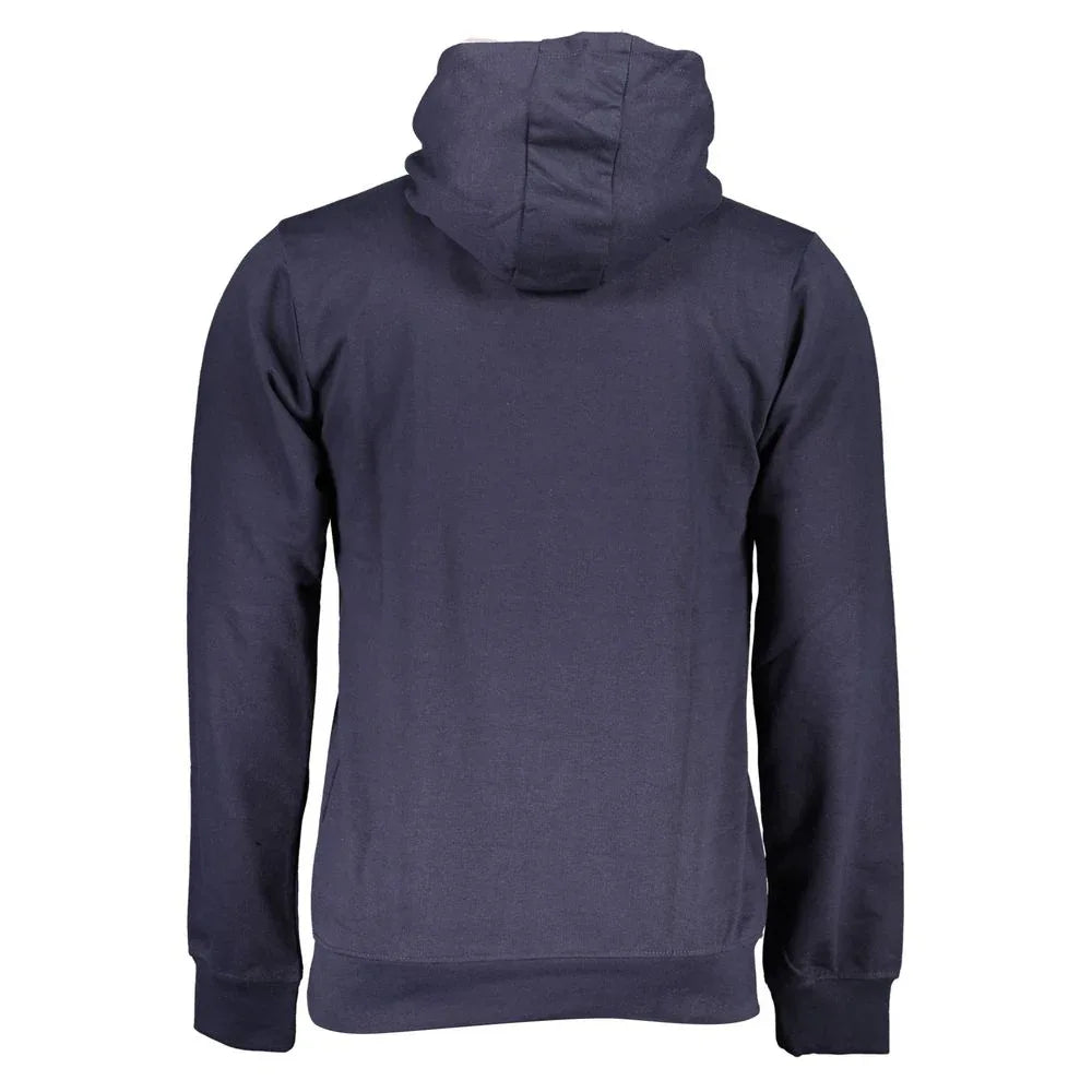 Gianmarco Venturi Blue Cotton Men Hoodie - Zeiniez