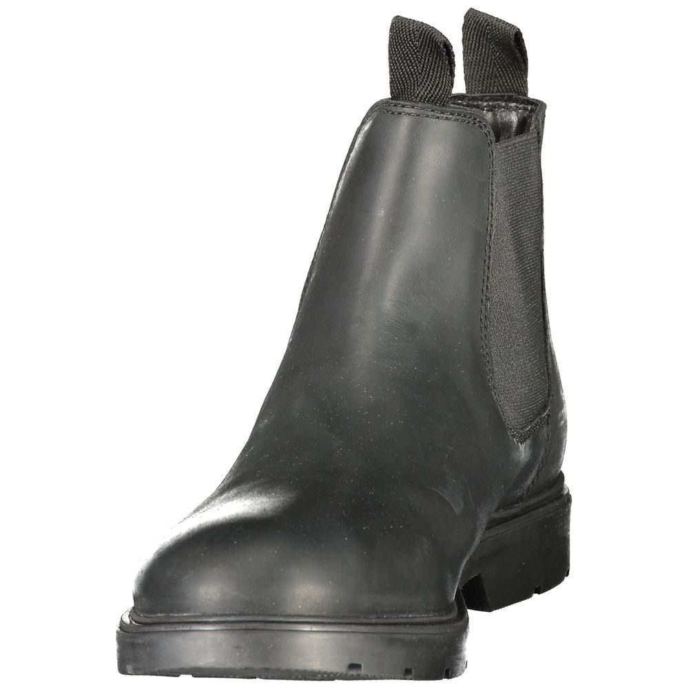 Lumberjack Nero Pelle Men Stivaletto