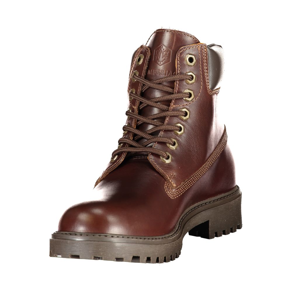 Lumberjack Marrone Pelle Mens Sneaker Boot