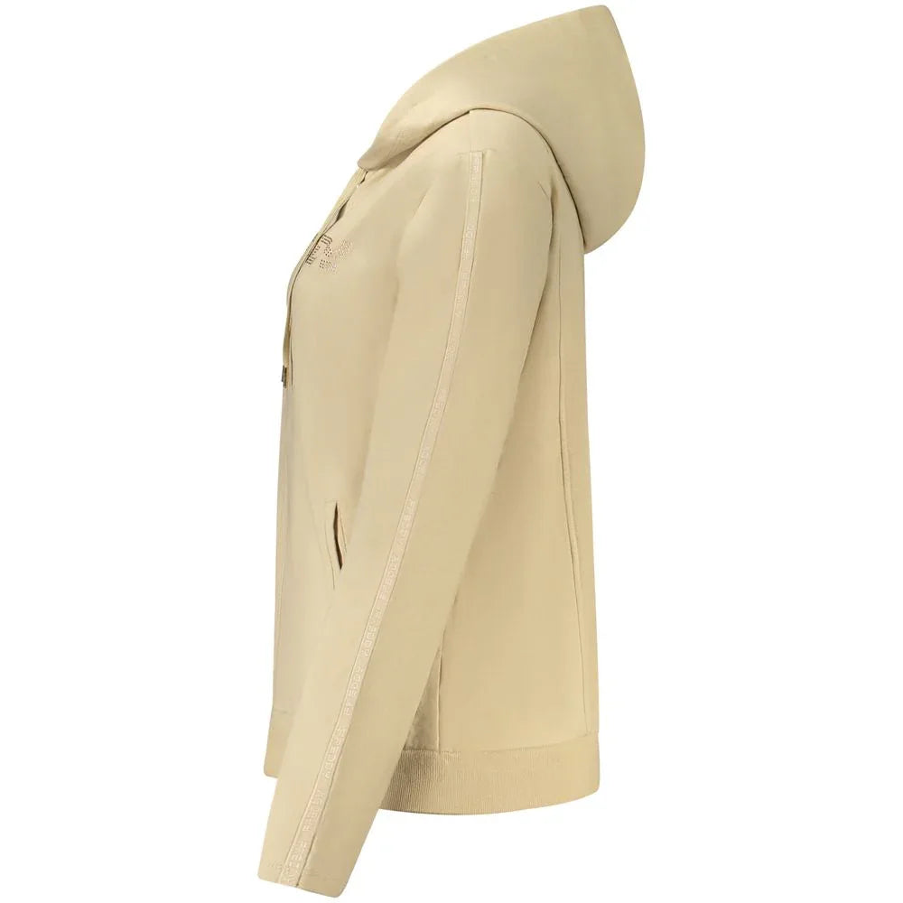 Freddy Beige Cotton Women Sweatshirt - Zeiniez
