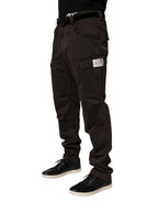 Dolce & Gabbana Brown Re- Edition Cotton Men Cargo Pants - Zeiniez