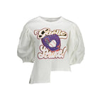 Gaelle Paris Bianco Cotton Women T-Shirt - Zeiniez