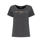 Freddy Black Cotton Women T-Shirt - Zeiniez