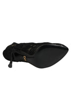 Dolce & Gabbana Black Pumps Taormina Lace Socks Boots Shoes - Zeiniez