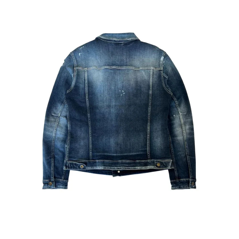 Jack & Jones Blue Cotton Men's Denim Jacket - Zeiniez