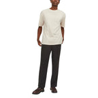 Jack Jones Beige Cotton T-Shirt - Zeiniez