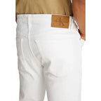 Calvin Klein Jeans White Cotton Skinny Jeans - Zeiniez