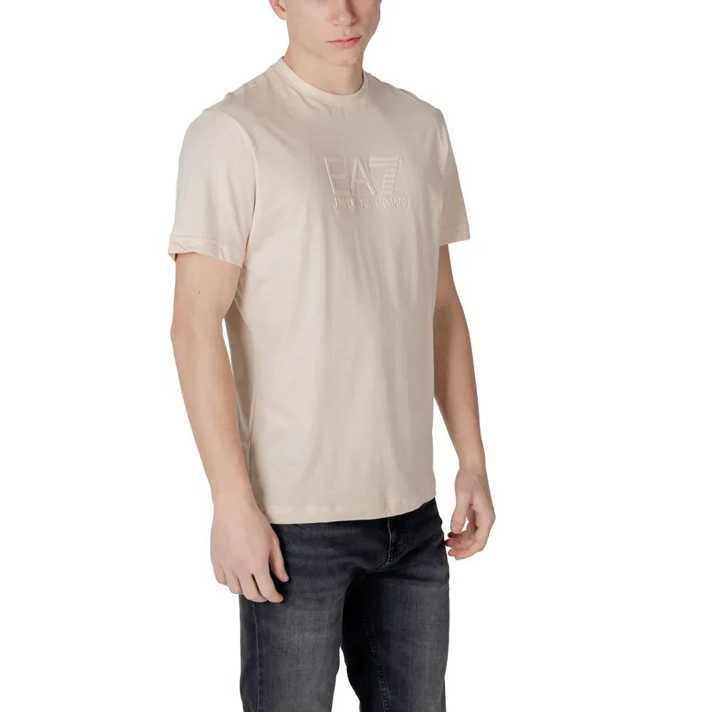 EA7 Emporio Armani White Cotton Polo Shirt - Zeiniez