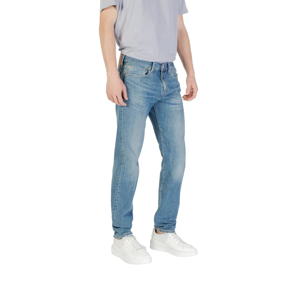Replay Blue Cotton Skinny Jeans - Zeiniez