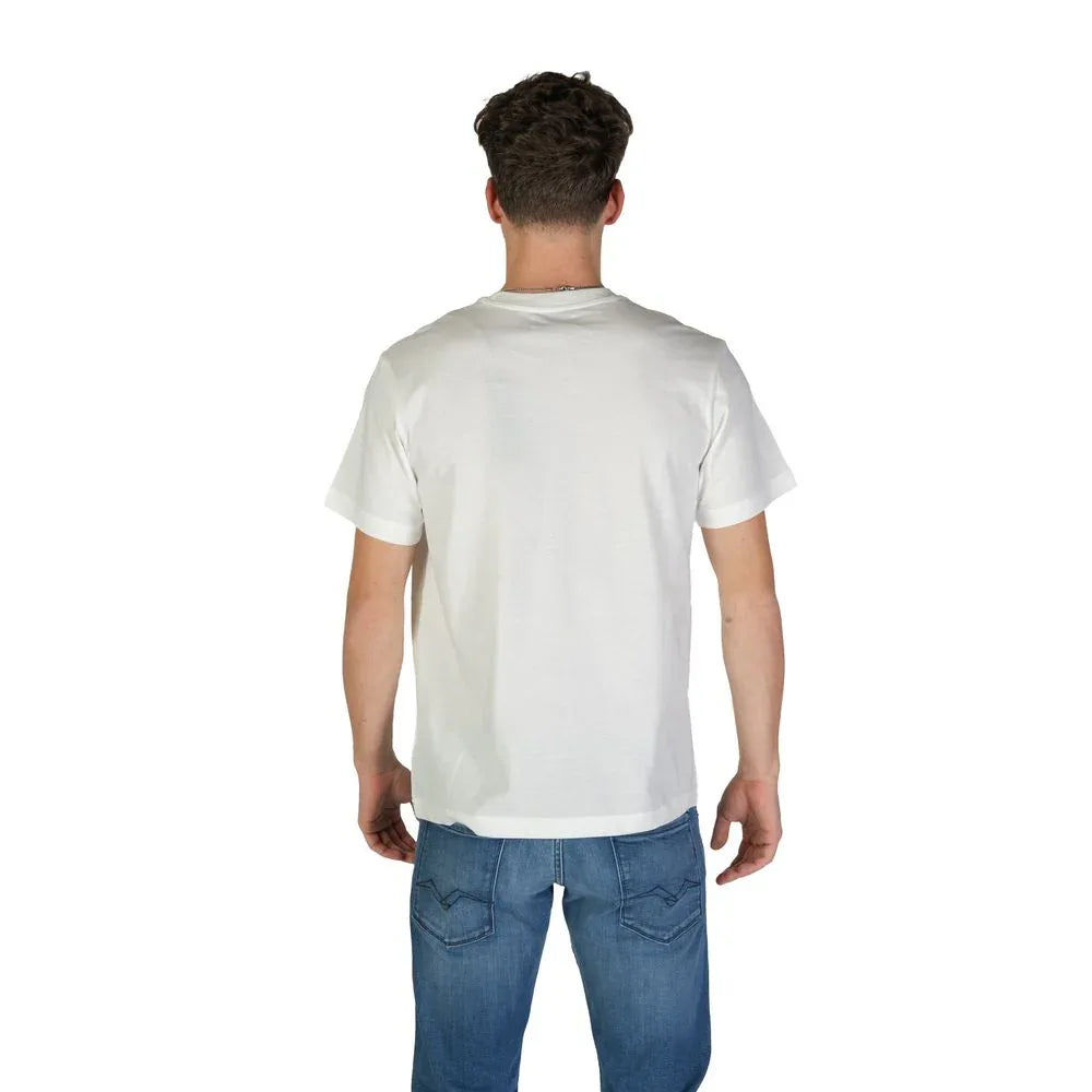 Replay White Cotton T-Shirt - Zeiniez