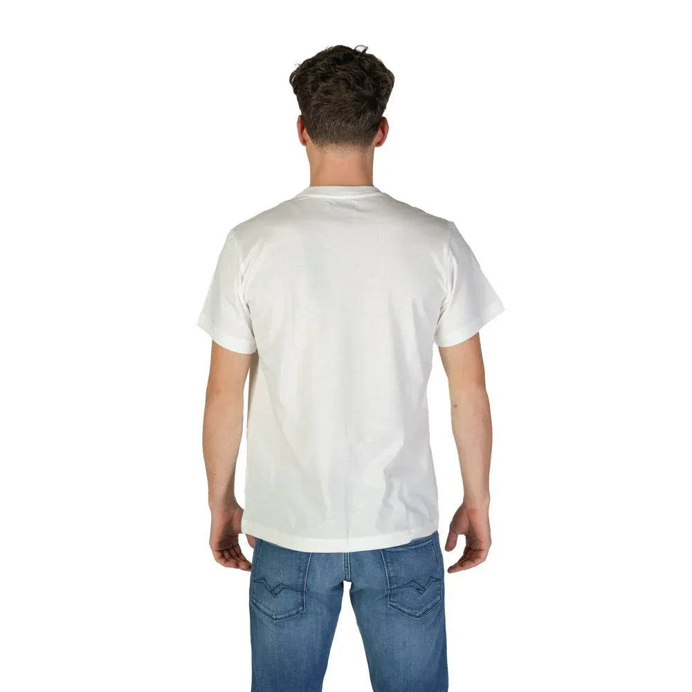 Replay White Cotton T-Shirt - Zeiniez