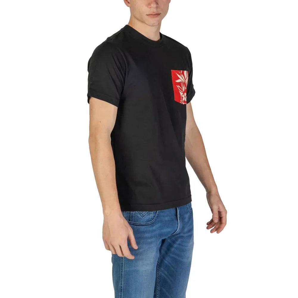 Replay Black Cotton T-Shirt - Zeiniez