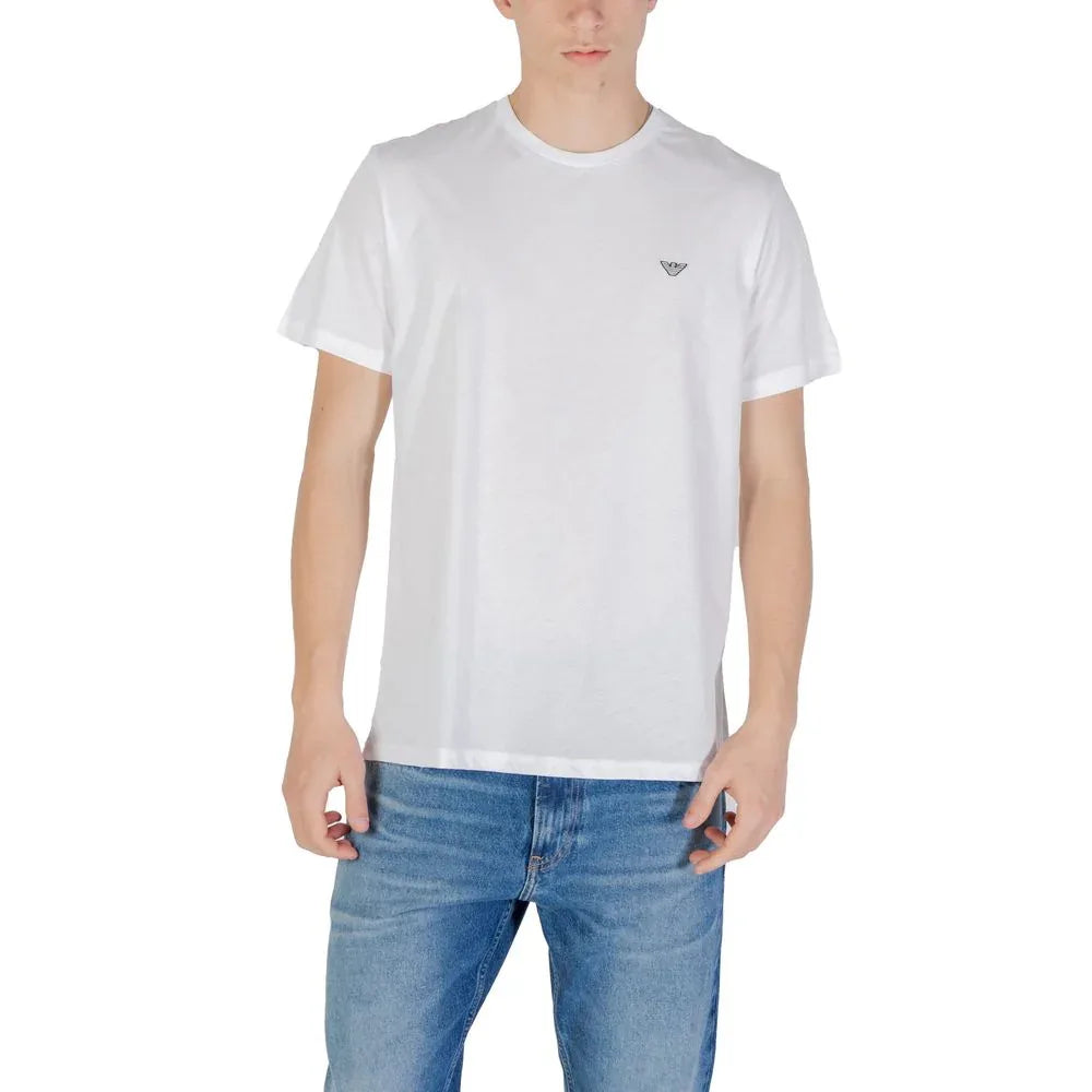 Emporio Armani Underwear White Cotton T-Shirt - Zeiniez