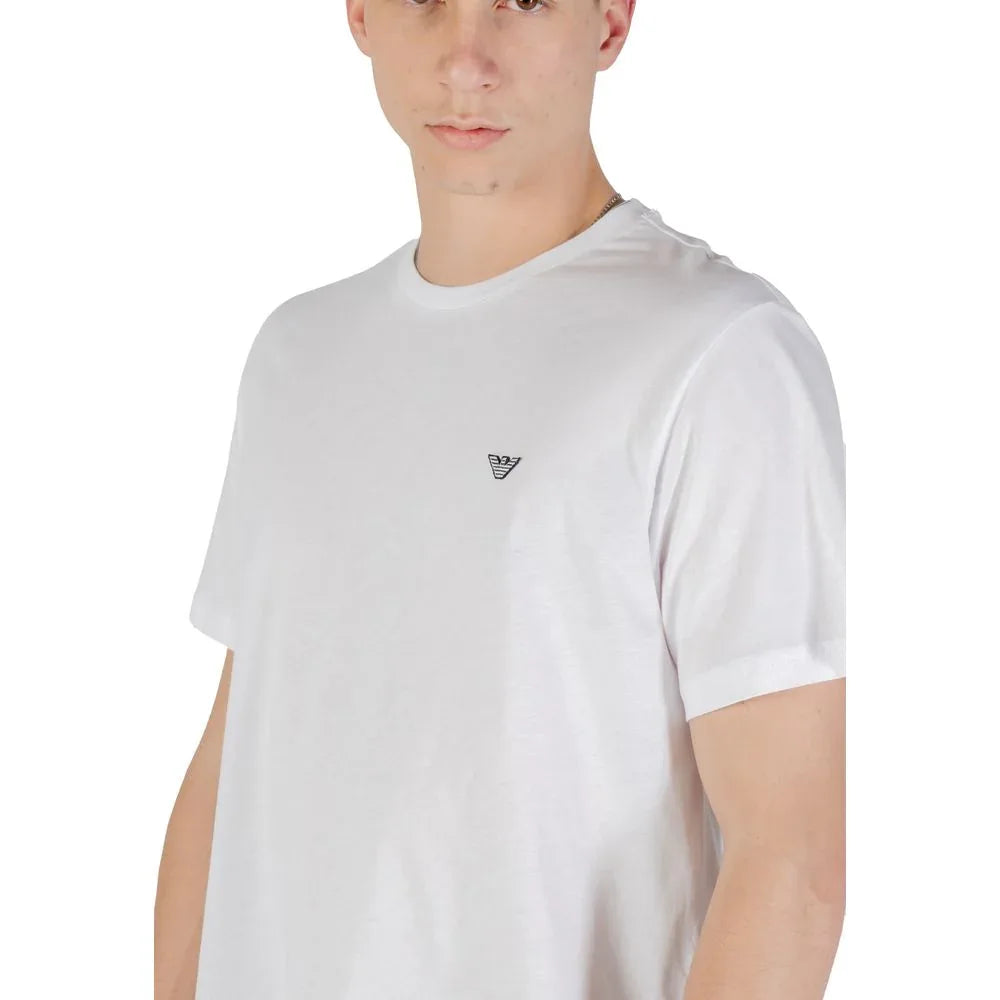 Emporio Armani Underwear White Cotton T-Shirt - Zeiniez