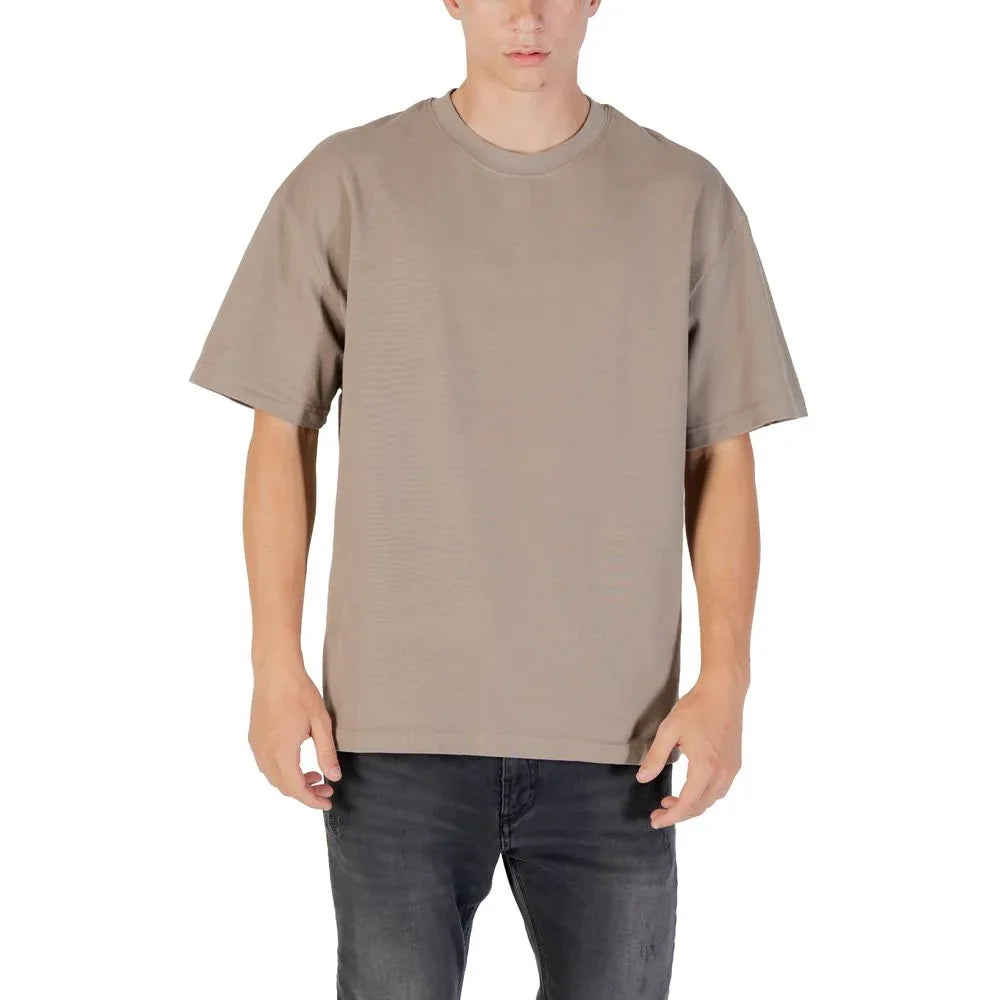 Gianni Lupo Beige Cotton T-Shirt - Zeiniez