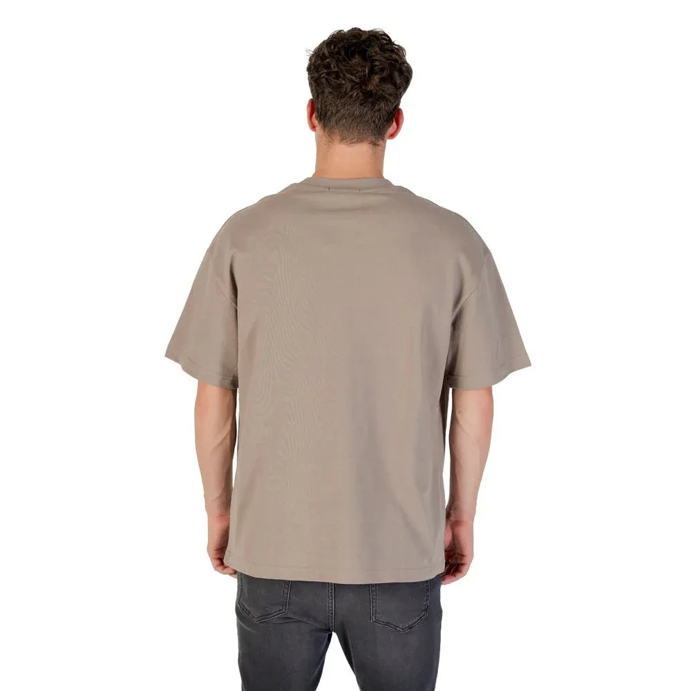 Gianni Lupo Beige Cotton T-Shirt - Zeiniez