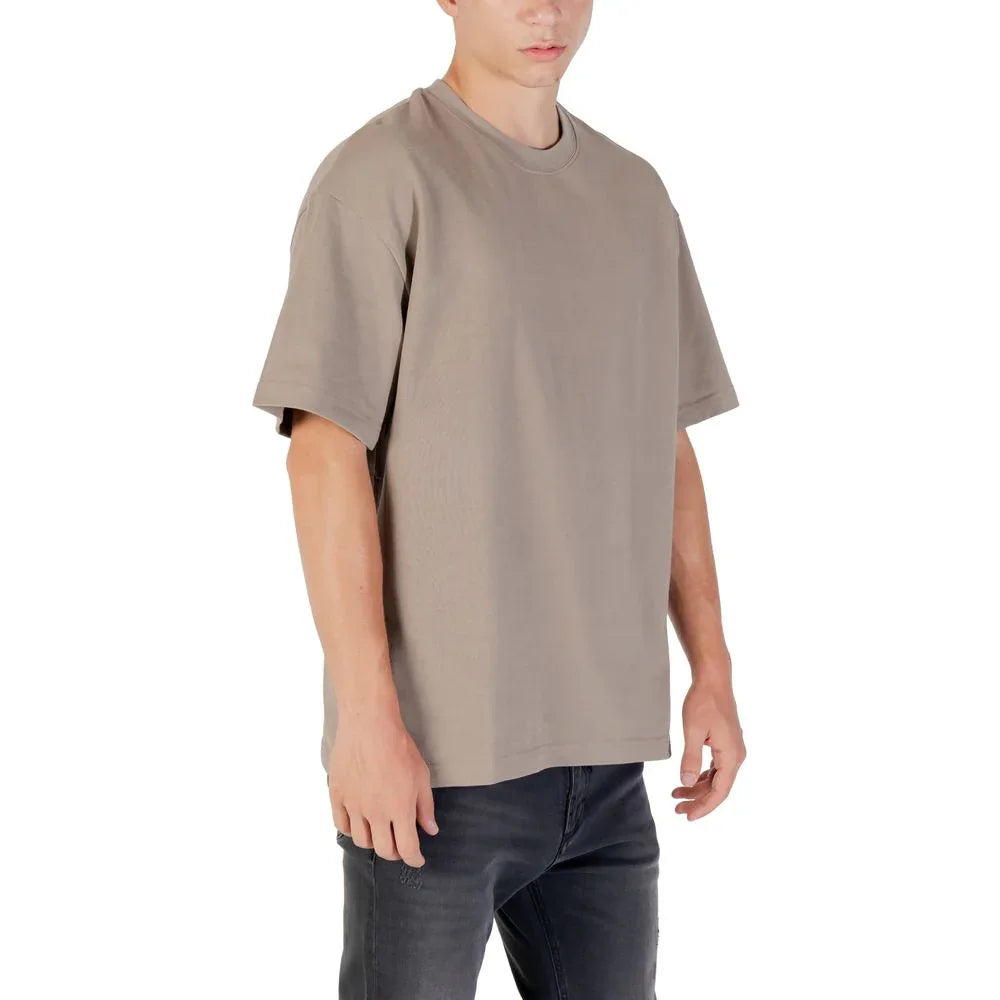 Gianni Lupo Beige Cotton T-Shirt - Zeiniez