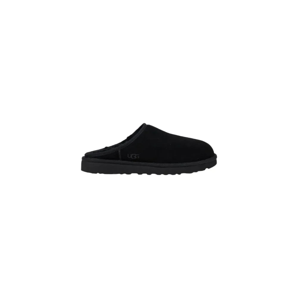 UGG Black Suede Leather Clogs - Zeiniez