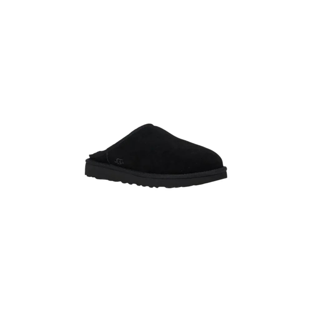 UGG Black Suede Leather Clogs - Zeiniez