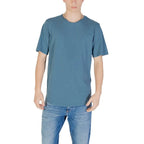Jack Jones Blue Cotton T-Shirt - Zeiniez