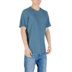 Jack Jones Blue Cotton T-Shirt - Zeiniez