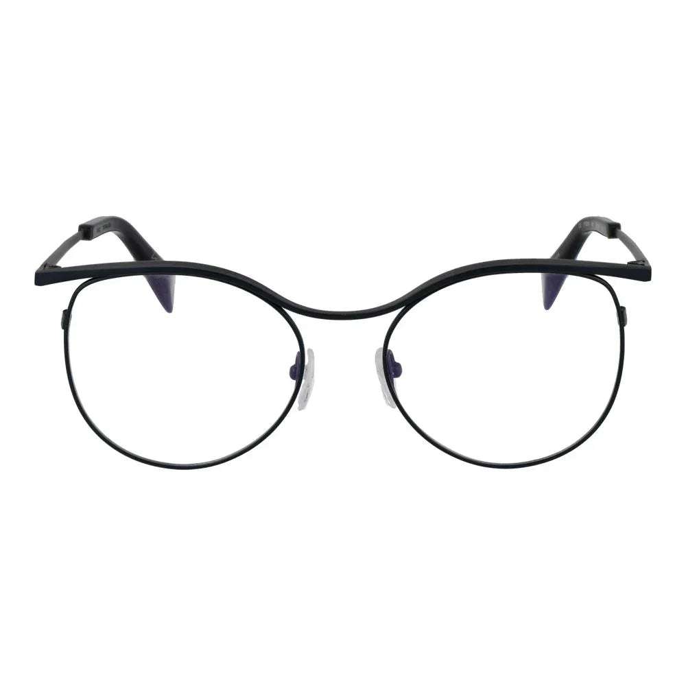 Yohji Yamamoto Black Metal Glasses (Frames) - Zeiniez
