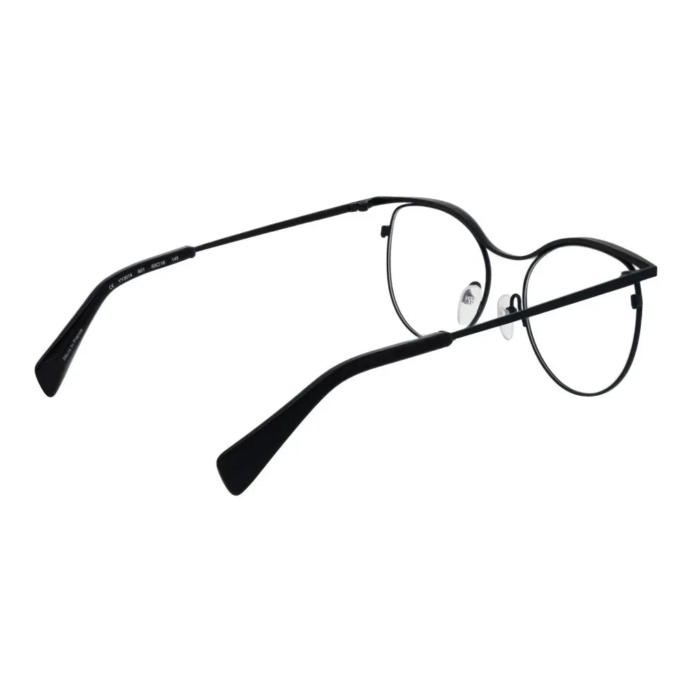 Yohji Yamamoto Black Metal Glasses (Frames) - Zeiniez