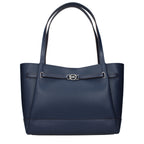 Michael Kors Blue Leather Shoulder Bag
