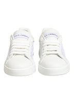 Dolce & Gabbana White Mesh Inserts Low Top Sneakers Shoes - Zeiniez