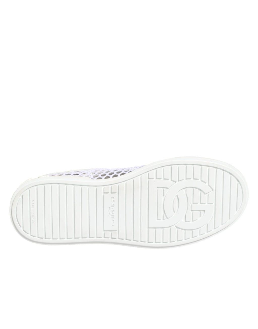 Dolce & Gabbana White Mesh Inserts Low Top Sneakers Shoes - Zeiniez