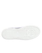 Dolce & Gabbana White Mesh Inserts Low Top Sneakers Shoes - Zeiniez
