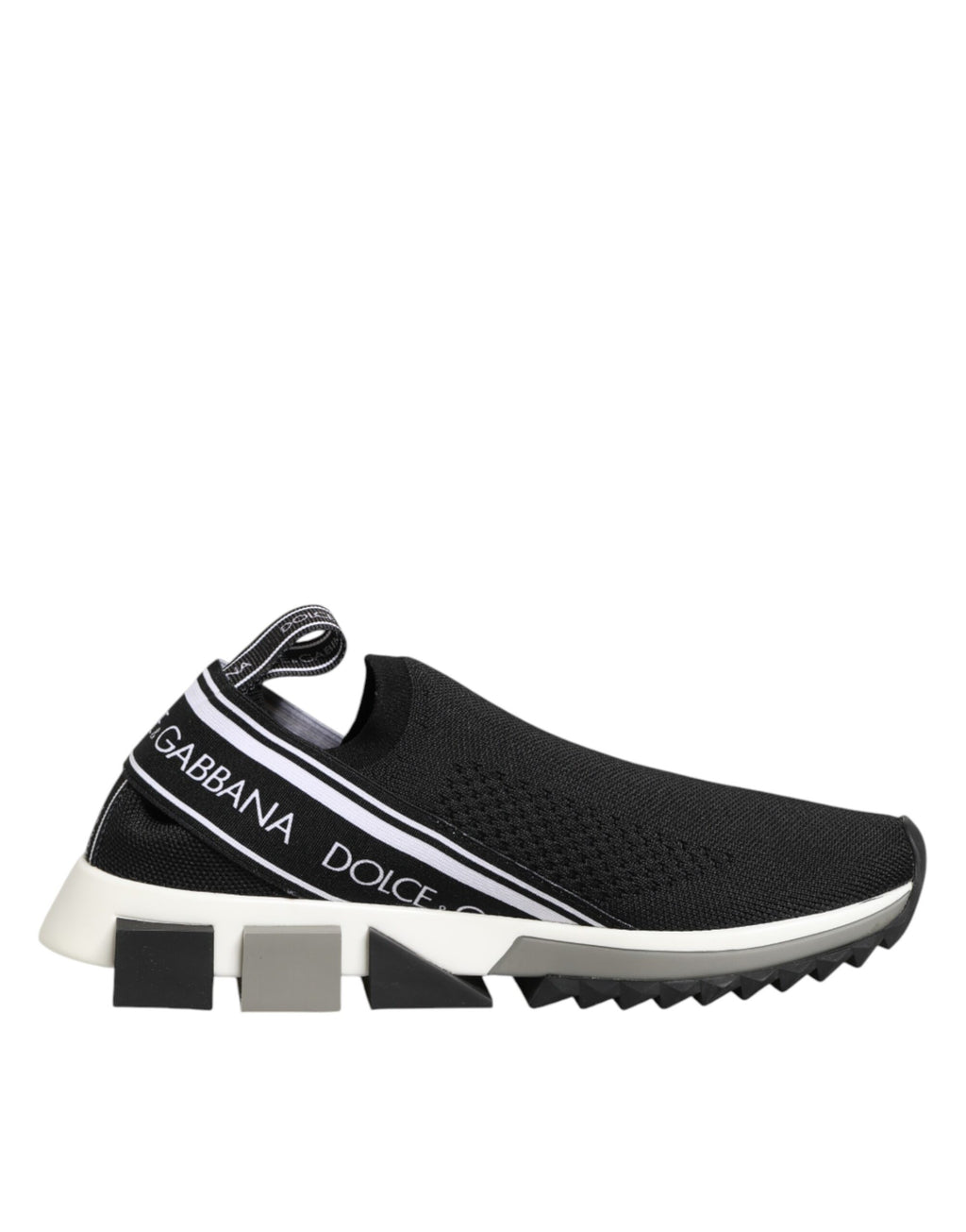 Dolce & Gabbana Black Slip On Sorrento Low Top Sneakers Shoes - Zeiniez