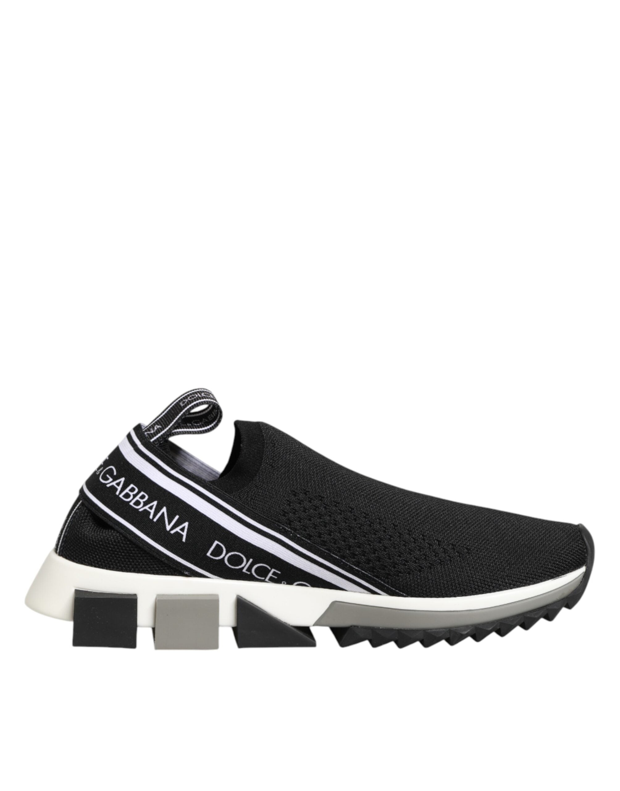 Dolce & Gabbana Black Slip On Sorrento Low Top Sneakers Shoes - Zeiniez