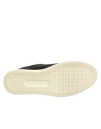 Dolce & Gabbana Black Leather Sacred Heart Sneakers Shoes - Zeiniez