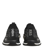 Dolce & Gabbana Black SORRENTO Sport Stretch Sneakers Shoes - Zeiniez